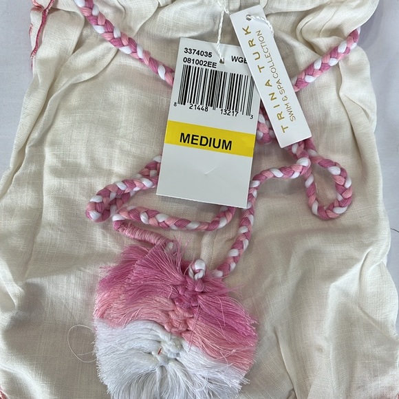 Trina Turk Womens Lahaina Cover up Shorts Pink NWT - Picture 10 of 10